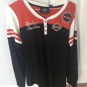 Harley Davidson Henley